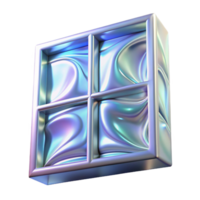 intense mesmerizing Delicate, fractal patterns, resembling frost on a windowpane, shimmering with a subtle, iridescent sheen, in a minimalist, ethereal style refined png