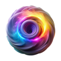 rare baroque A swirling vortex of smoke and dust, illuminated by multiple colored light sources, creating a dramatic and colorful effect artisan png