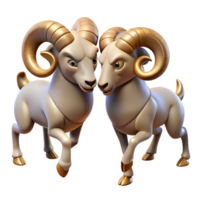 mesmerizing modern A pair of fighting rams, mountain landscape, dramatic lighting authentic png