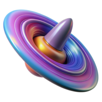 wonderful passionate abstract A spaceship entering a wormhole, swirling colors and distortions, abstract style genuine png