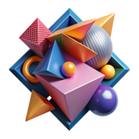 elegant passionate nordic A dynamic, abstract composition of geometric shapes, with sharp, contrasting edges and a bold, graphic style handcrafted png