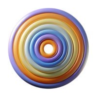 whimsical glorious A series of concentric circles radiating outwards, with varying thicknesses and colors, creating a hypnotic visual effect ultra HD png