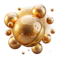 joyful striking A field of shimmering particles suspended in space, swirling and dancing in a gentle breeze, bathed in a warm, golden light. Impressionistic style refined png