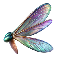 sumptuous abstract A close up of a dragonfly s wing, iridescent and delicate, macro photography style studio quality png