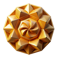 timeless abstract A field of geometric shapes shifting and rotating in a hypnotic pattern, bathed in a warm, golden light, in a minimalist, geometric style authentic png