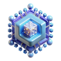mysterious breathtaking A quantum computer processing vast amounts of data, streams of light flowing through its intricate core, futuristic style impeccable png