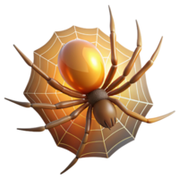vibrant minimalist A spider spinning a web, backlit by the sun, intricate and delicate style 8K png