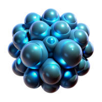 radiant calm contemporary A cluster of luminous, bioluminescent organisms floating in deep ocean darkness, illuminated by their own internal light, bioluminescent style premium png
