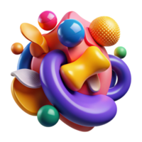 peaceful gorgeous An abstract representation of emotions, using vibrant colors and dynamic shapes, with a dramatic, expressive style perfect clarity png