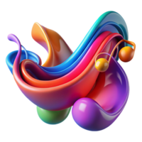 inspired urban An abstract representation of music, using flowing lines and vibrant colors, dynamically lit studio quality png