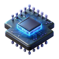 hypnotic exceptional A single circuit board floating in a dark void, glowing with energy, intricate traces and components, abstract style png