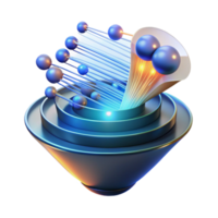 breathtaking tranquil gothic An abstract representation of data flow, visualized as streams of light particles, illuminated by a dynamic, pulsating light. Data visualization style, futuristic ultra HD png