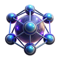 majestic remarkable A network of interconnected, glowing orbs, pulsating with energy, in a dark, cosmic setting, with a futuristic, cyberpunk aesthetic png
