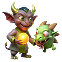 dynamic alluring A mischievous imp stealing a glowing orb from a sleeping dragon, chiaroscuro lighting, Baroque style 8K png