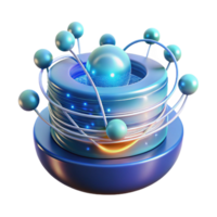 tranquil breathtaking An abstract representation of data flow, using glowing lines and dynamic particles, with a futuristic, technological style ultra HD png