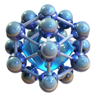 distinguished gothic A group of nanobots forming a complex, self assembling structure, illuminated by a microscopic light source, in a scientific visualization style perfect clarity png
