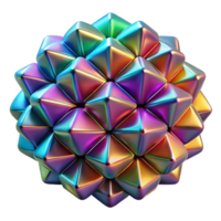 ethereal immaculate A dynamic field of tessellating geometric shapes, with a metallic texture and a vibrant, rainbow color scheme. Global illumination top tier png