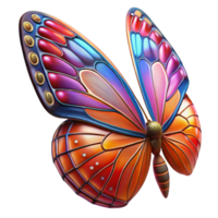 distinctive artistic A close up of a butterfly s wing, intricate patterns and vibrant colors, macro photography style, natural light museum quality png