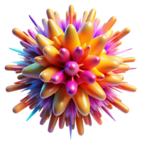 immaculate whimsical rustic A chaotic explosion of vibrant colors and textures, illuminated by flashing strobe lights, in a grunge, abstract expressionist style precision png