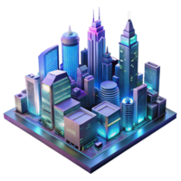 striking passionate retro A futuristic cityscape at night, skyscrapers adorned with holographic advertisements, neon lights reflecting in rain slicked streets, cinematic style exclusive png