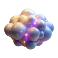 peaceful serene A cloud of swirling, iridescent dust particles, illuminated by a soft, ethereal glow, creating a sense of magic and wonder. Fantasy style exclusive png