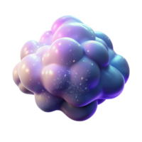 signature artistic A cloud of swirling, iridescent dust particles, illuminated by a soft, ethereal glow, creating a sense of magic and wonder. Fantasy style museum quality png