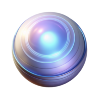 iconic urban A luminous orb pulsating with energy, radiating concentric circles of light, with a soft, diffused glow ultra HD png
