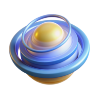 memorable futuristic A single, luminous orb radiating concentric circles of energy, in a minimalist, abstract style gallery standard png