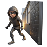 alluring exceptional A cunning rogue sneaking through a shadowed alleyway, dim lighting, noir style png