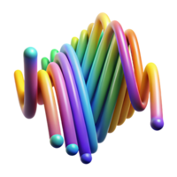 rare contemporary An abstract representation of sound waves, visualized as pulsating, colorful lines, with dynamic lighting elite png