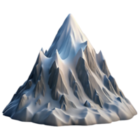 unparalleled classic A majestic mountain peak, covered in snow, dramatic lighting, realistic style, sharp png