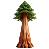 dramatic dynamic victorian A giant sequoia tree reaching towards the sky, soft light, majestic style, realistic textures, precision png