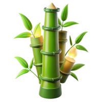 pristine baroque Bamboo skyscraper swaying in the wind, soft green light filtering through the leaves, sustainable architecture style masterfully captured png