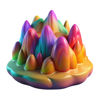 incantevole firma un' campo di colorato, strutturato tratti di pennello formatura un astratto paesaggio, illuminato di un' caldo, diffondere luce, impressionista stile png