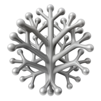 hypnotic tranquil coastal A complex fractal pattern resembling a branching tree, rendered in shades of grey and illuminated by a single, bright white light, minimalist style perfect clarity png