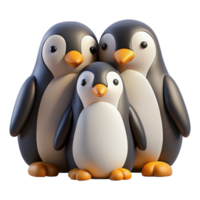 elegant romantic victorian A group of penguins huddled together for warmth, blizzard conditions, photorealistic rendering top tier png