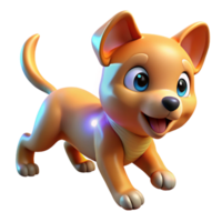 beautiful industrial A playful puppy chasing its tail, bright, playful lighting, cute and energetic style elite png