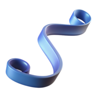 playful majestic A single, twisting ribbon of light, tracing a complex path through darkness professional png