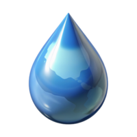 immaculate timeless A single, perfect drop of water reflecting a distorted world, minimalist style png