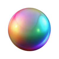 magnificent mysterious vintage A single, glowing orb emitting a spectrum of colors, in a minimalist style professional png