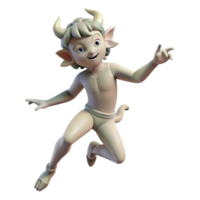 extraordinary signature A playful satyr dancing in a moonlit forest, soft, diffused lighting, Rococo style png