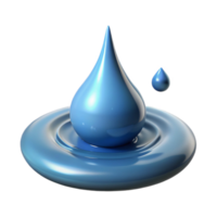 beautiful acclaimed A single raindrop splashing in a puddle, high speed photography, abstract and artistic style png
