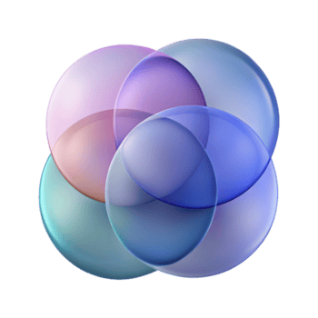 unvergleichlich industriell ein Serie von überlappend durchscheinend Kreise, jeder mit ein anders Farbton und Opazität, Erstellen ein subtil, geschichtet Wirkung. minimalistisch Stil Elite png