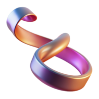 breathtaking retro A single, twisting ribbon of light, tracing a complex path through darkness studio quality png