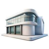 gorgeous rustic A modern art museum with sleek white walls and large windows, soft diffuse daylight, architectural photography style crisp png