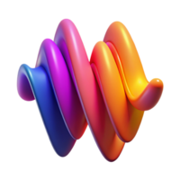 celebrated mid century An abstract representation of sound waves, using vibrant colors and dynamic shapes, with a dramatic, contrasting light source premium png