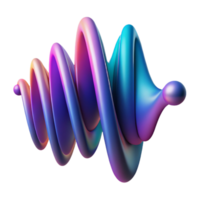 pristine remarkable An abstract representation of sound waves, using flowing lines and vibrant colors, with a dynamic composition and a blurred effect png