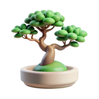 reflective stunning A bonsai tree in a minimalist setting, soft diffused light, zen and tranquil, Japanese art style high quality png