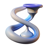 dazzling inspired An abstract representation of time, visualized as a flowing river of light and shadow png
