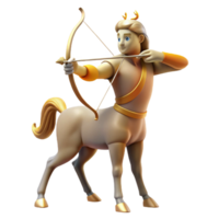 mesmerizing remarkable A wise centaur teaching archery, forest setting, golden hour lighting, classical style png